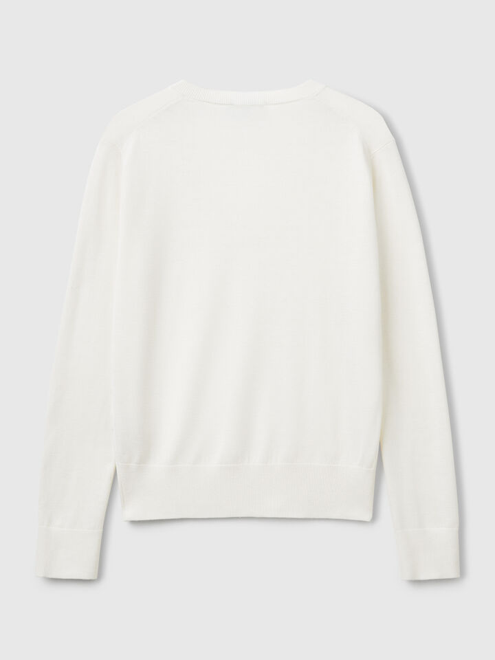 V NECK SWEATER L/S Women image number 6